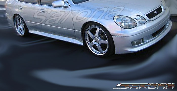 Custom Lexus GS300/400 Side Skirts  Sedan (1998 - 2005) - $550.00 (Part #LX-005-SS)